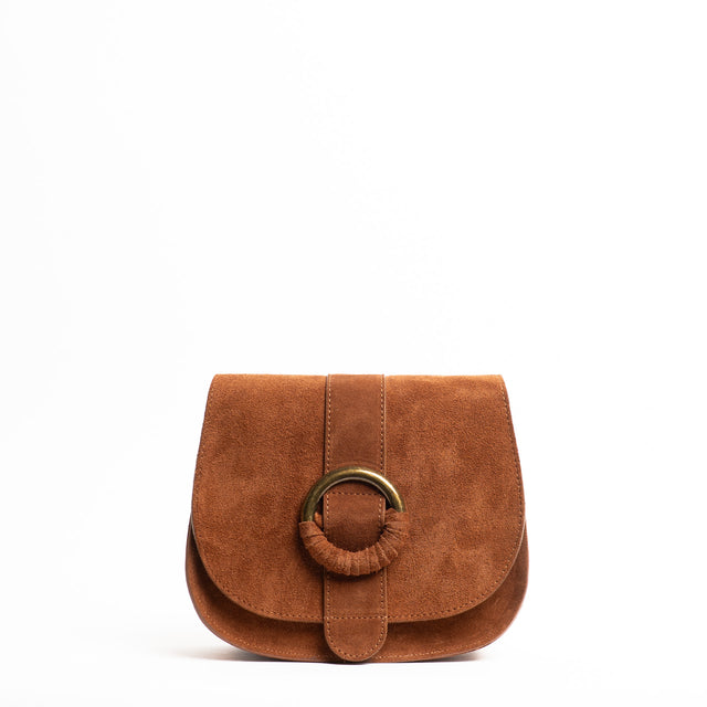 W by Whitemood-Tolfina scamosciata con fibbia - cuoio