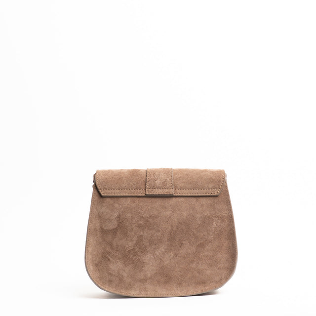 W by Whitemood-Suede Tolfina with buckle - taupe