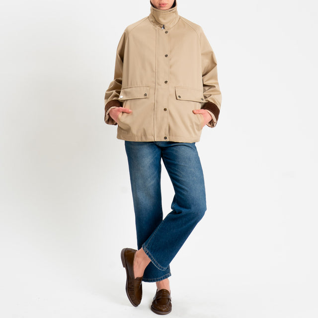 Haveone-Trench corto - cammello