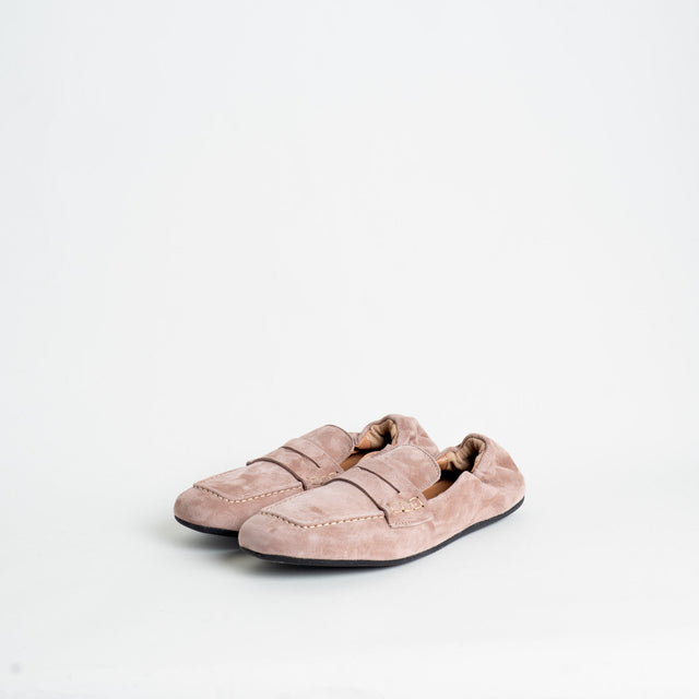 Ovyè-Mocassino scamosciato - rosa antico