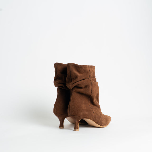 Divine Follie-Tonchetto scamosciato arricciatura - bruciato