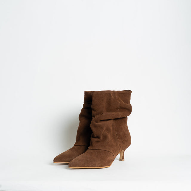 Divine Follie-Tonchetto scamosciato arricciatura - bruciato