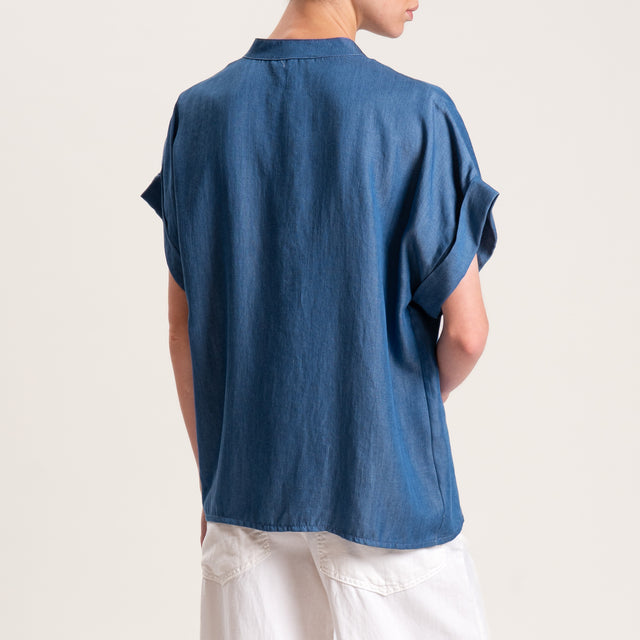 Zeroassoluto-Camicia KADY denim in tencel - denim