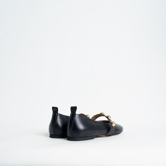 Divine Follie-Ballerina con borchie - nero