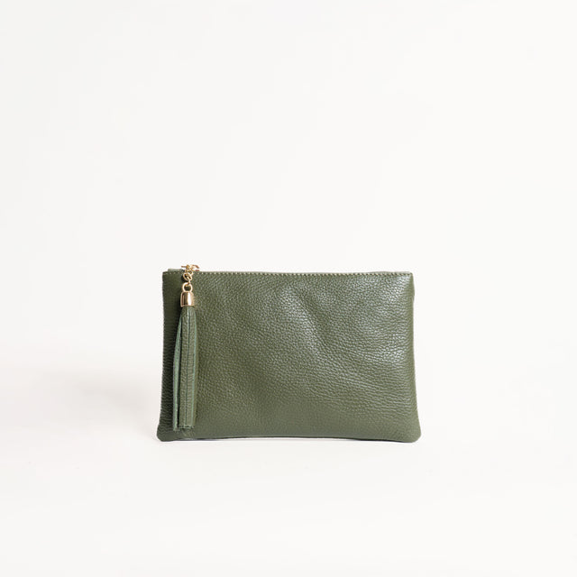 W by whitemood- Pochette con nappine - militare