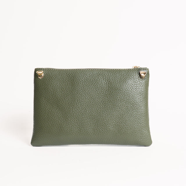 W by whitemood- Pochette con nappine - militare