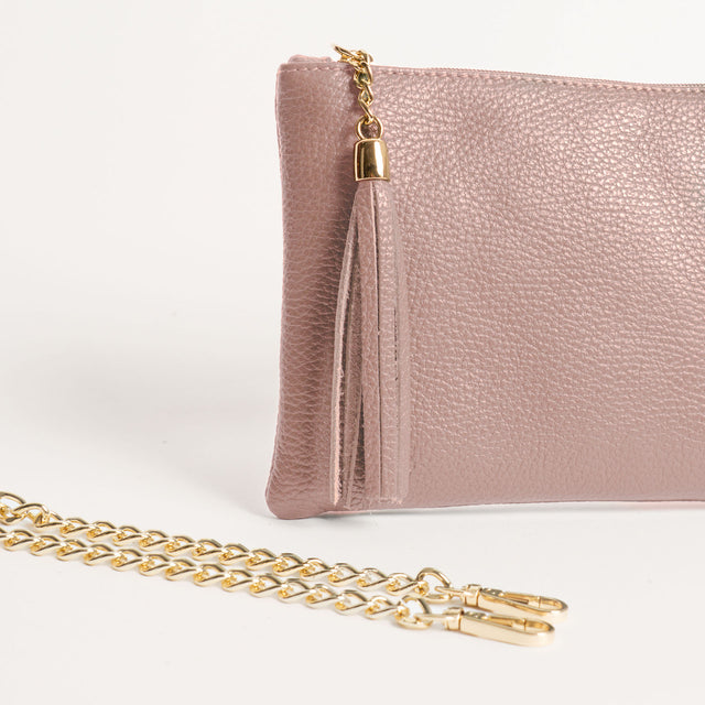 W by whitemood- Pochette con nappine - cipria
