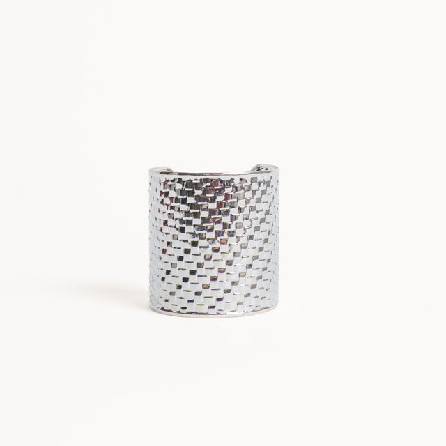 Pulsera trenzada W by whitemood - plata