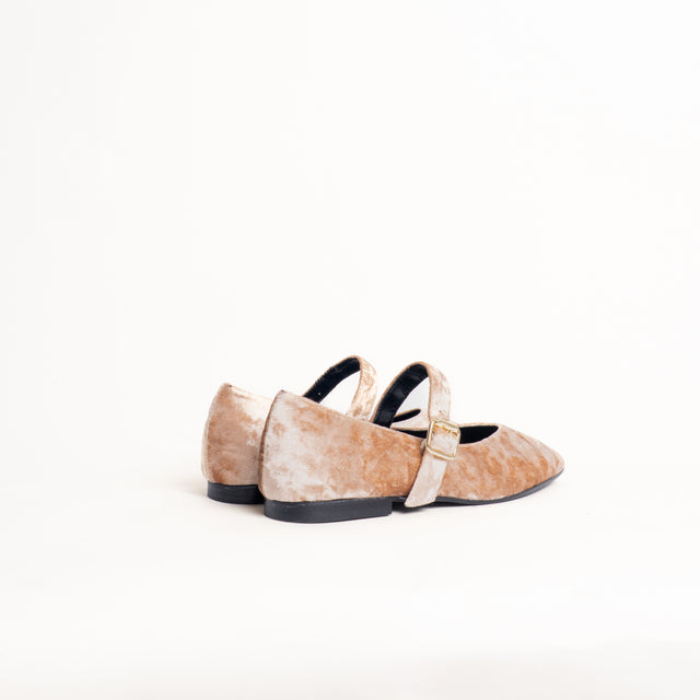 Lucrezia D'Altavilla-Ballerina cinturino - ciniglia rosa