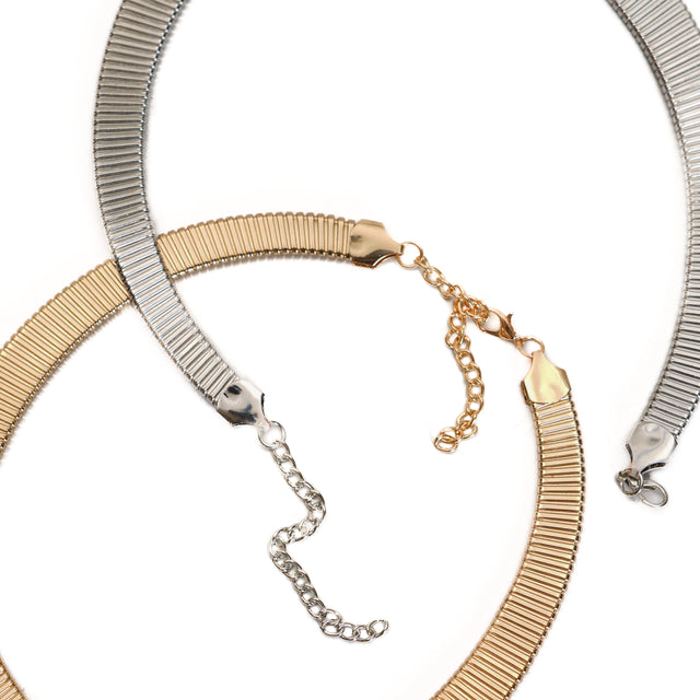 W by Whitemood-Collana girocollo rigido - gold