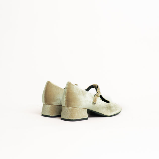 Lucrezia D'Altavilla-Scarpa mary jane cinturino T - ciniglia taupe