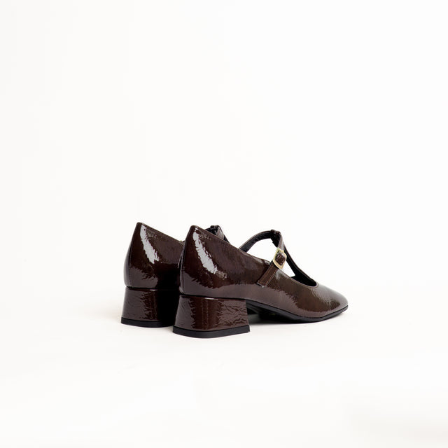 Lucrezia D'Altavilla-Scarpa mary jane cinturino T - naplak moro