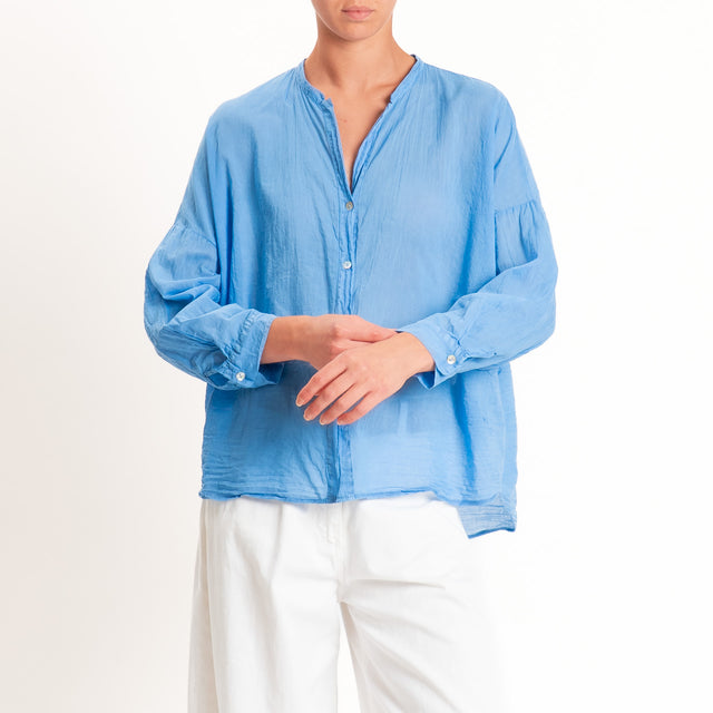 Tensione in-Camicia mussola "LOVE IN THE SUN" - avio