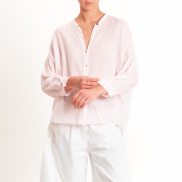 Tensione in-Camicia mussola "LOVE IN THE SUN" - rosa