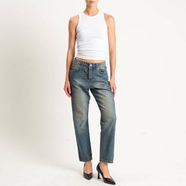 Zeroassoluto-Jeans ISA boyfriend - denim lavaggio tè