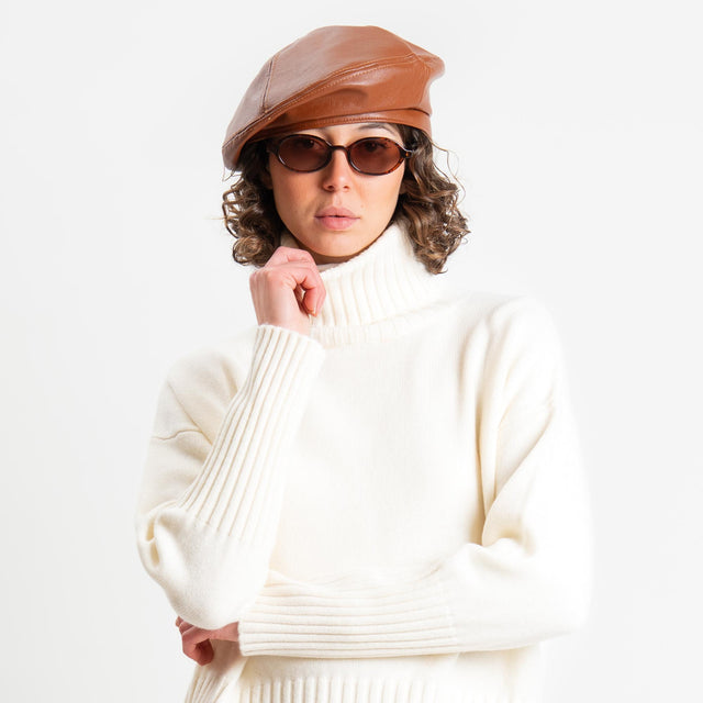 Dixie-Basco similpelle - cognac