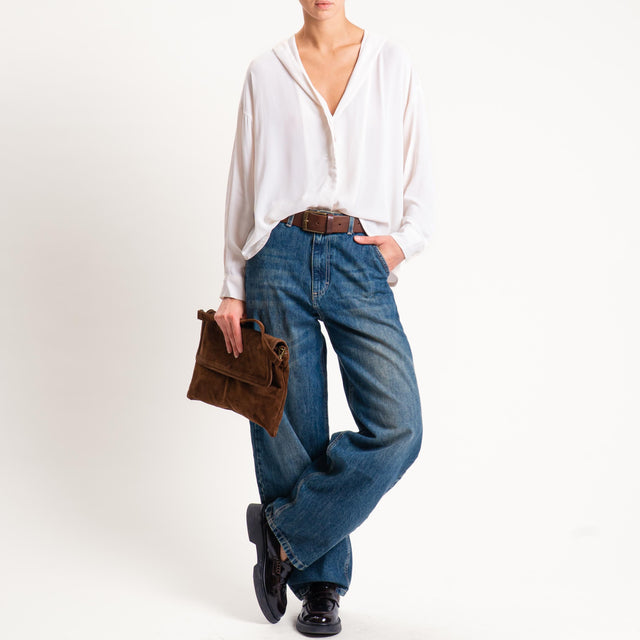 Dixie-Camicia con cappuccio - avorio