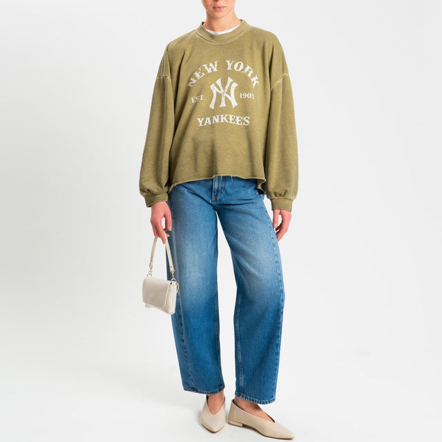 Dixie-Felpa oversize con stampa - olio