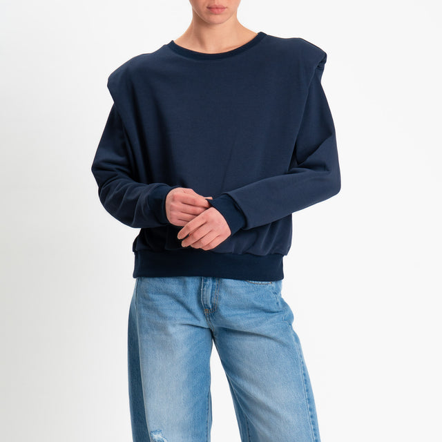 Dixie-Felpa con spalline - blu