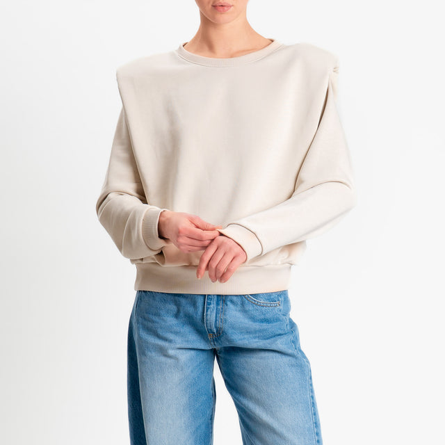 Dixie-Felpa con spalline - sand