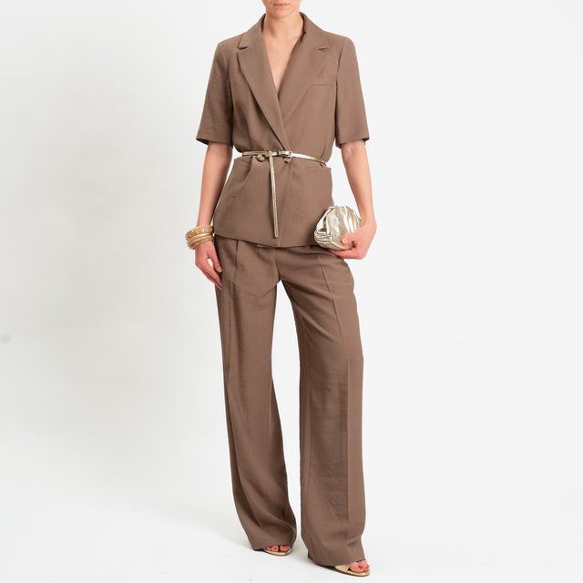 Dixie-Completo giacca+pantaloni - cioccolato