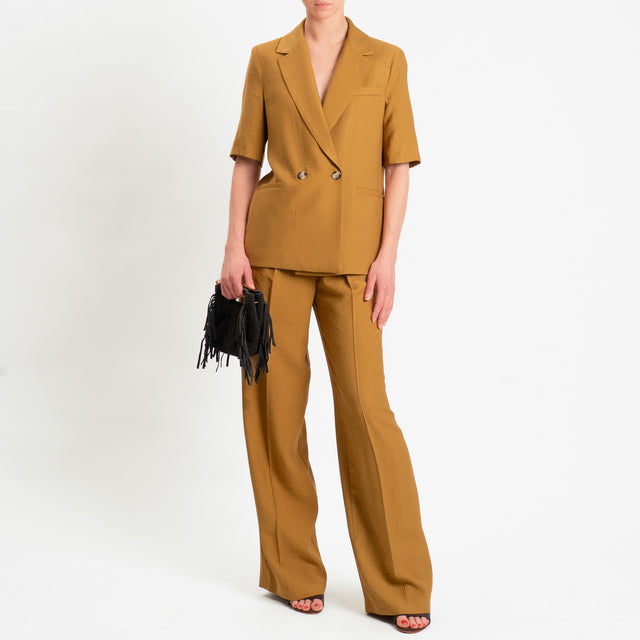 Dixie-Completo giacca+pantaloni - Senape