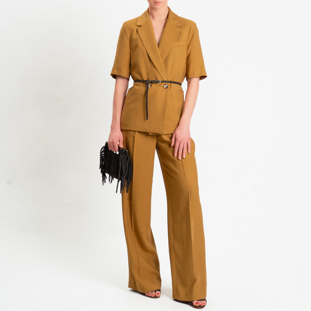 Dixie-Completo giacca+pantaloni - Senape