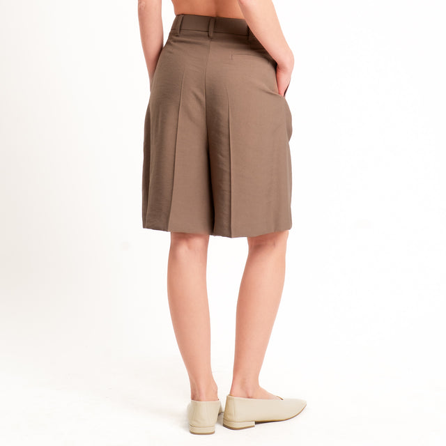 Dixie-Completo giacca +bermuda - cioccolato