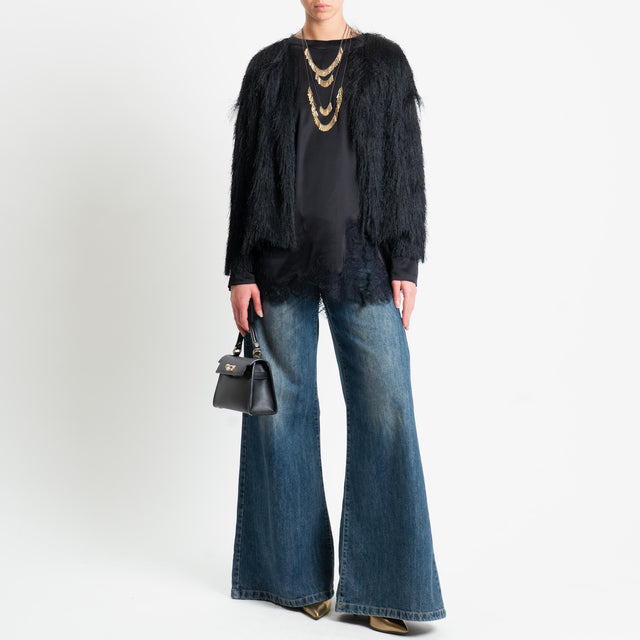 Dixie-Giacca frange - nero