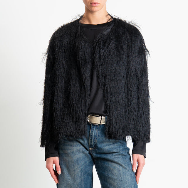 Dixie-Giacca frange - nero