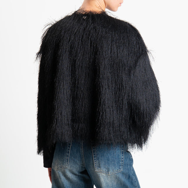 Dixie-Giacca frange - nero