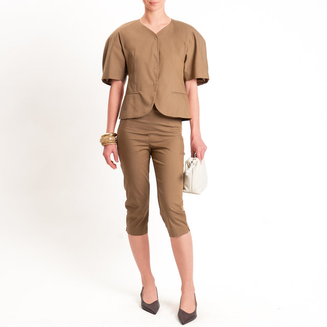 Dixie-Competo giacca +pantalone - tabacco