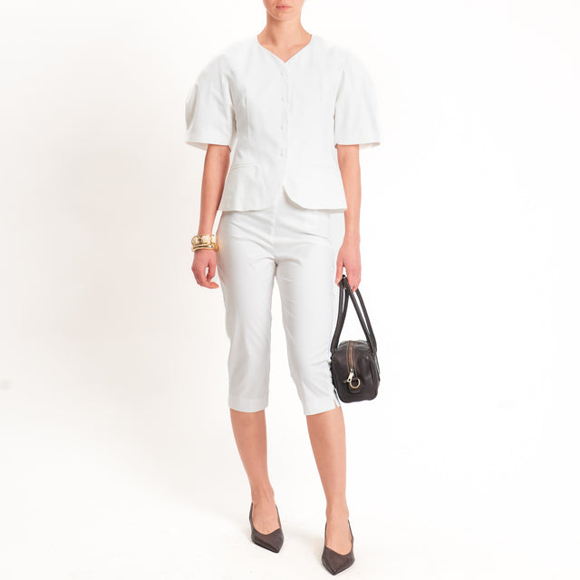 Dixie-Competo giacca +pantalone - panna