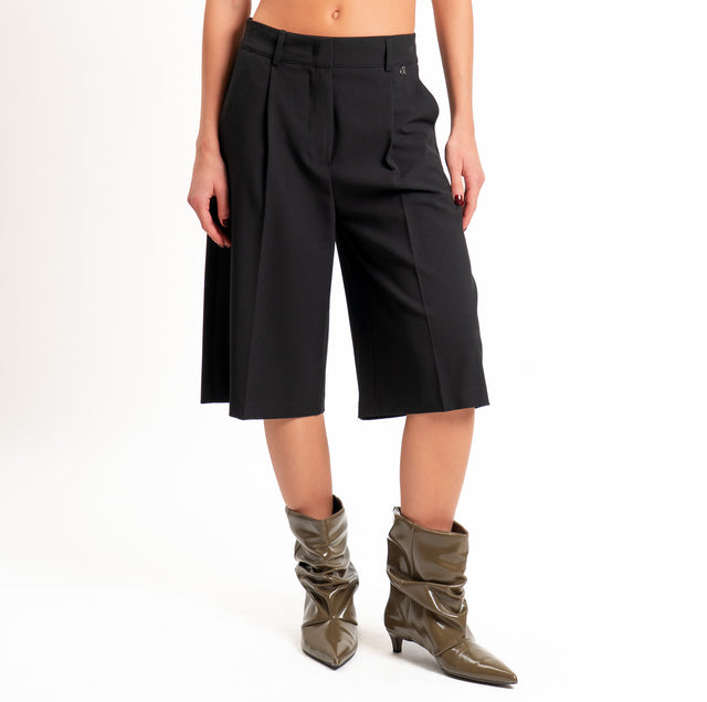 Dixie-Completo giacca + bermuda - nero