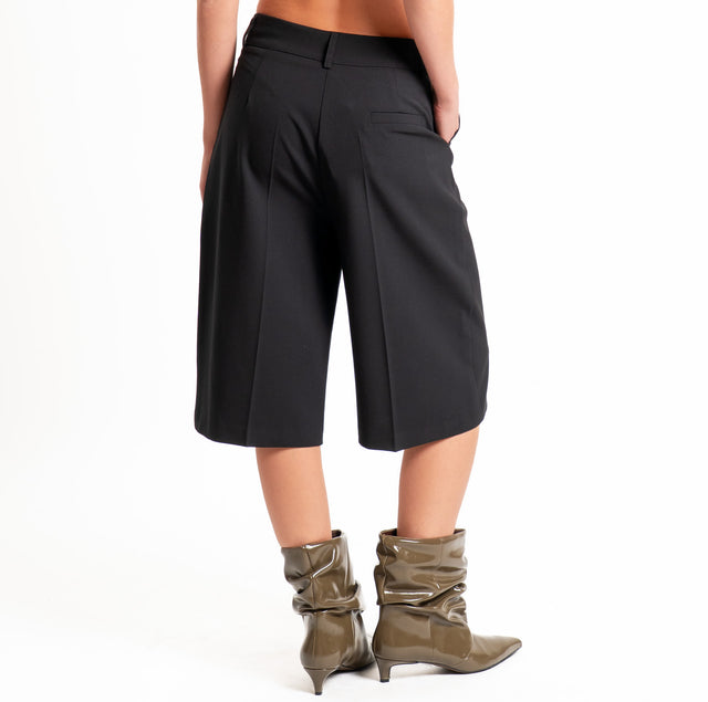 Dixie-Completo giacca + bermuda - nero