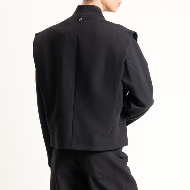 Dixie-Giacca con spalle destrutturate - nero
