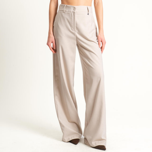 Dixie-Completo giacca e pantalone in flanella - gesso