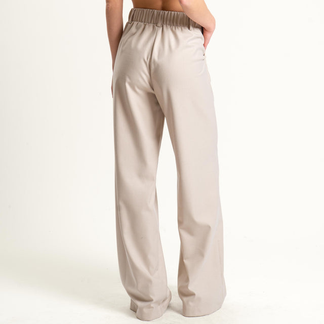 Dixie-Completo giacca e pantalone in flanella - gesso