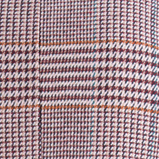 Dixie-Giacca oversize principe di galles - bordeaux/rosa