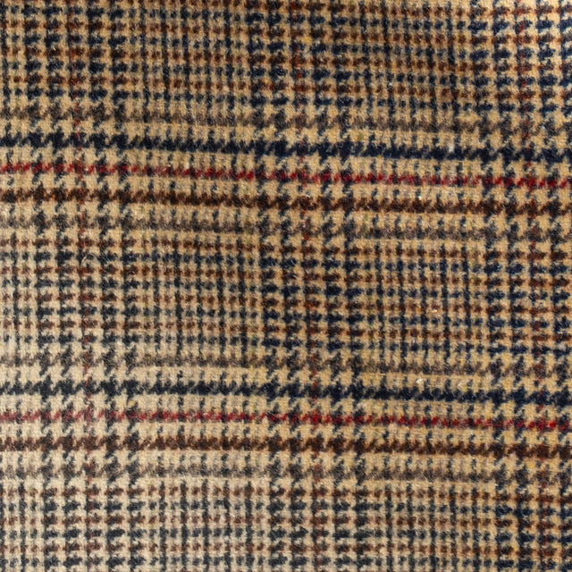 Dixie-Giacca principe di galles con spille - camel/blu/red