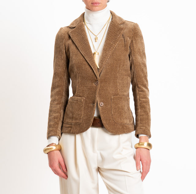 Dixie-Giacca velluto 500 righe - camel