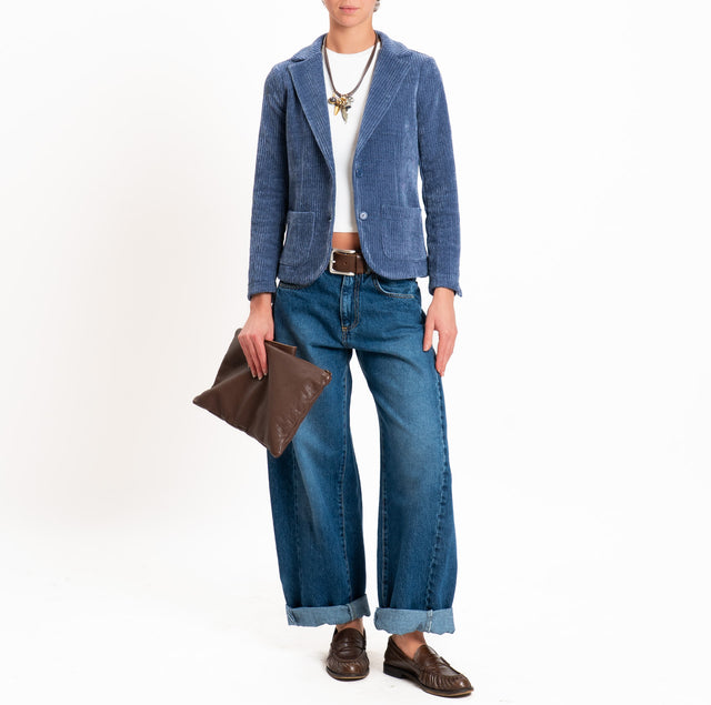 Dixie-Giacca velluto 500 righe - denim