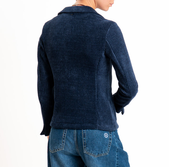 Dixie-Giacca velluto 500 righe - blu