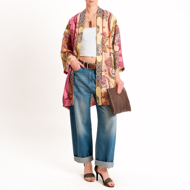 Dixie-Kimono fantasia - bubble/peach/yellow