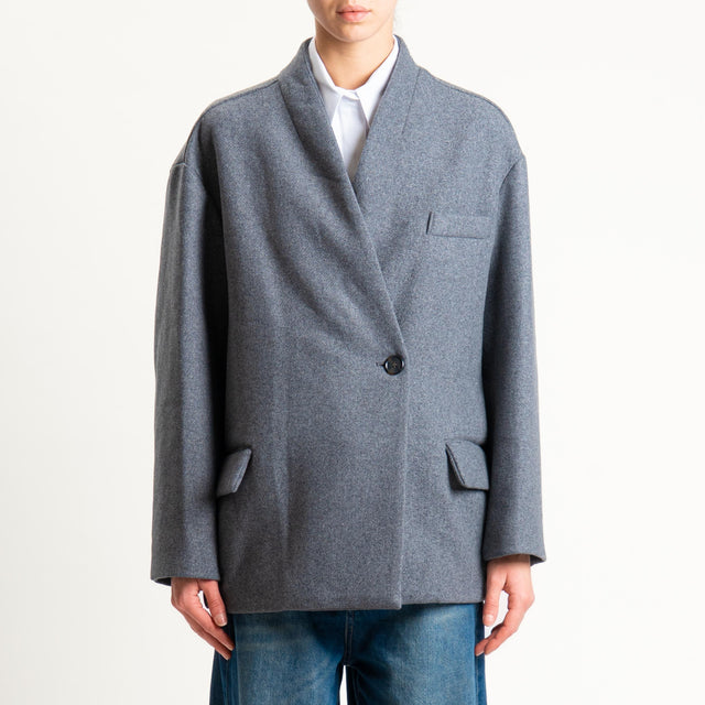 Dixie-Giacca bomber misto lana - grigio