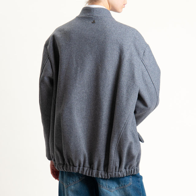 Dixie-Giacca bomber misto lana - grigio