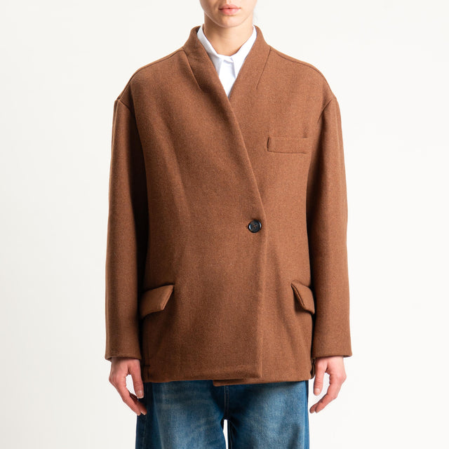 Dixie-Giacca bomber misto lana - bruciato