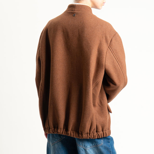 Dixie-Giacca bomber misto lana - bruciato