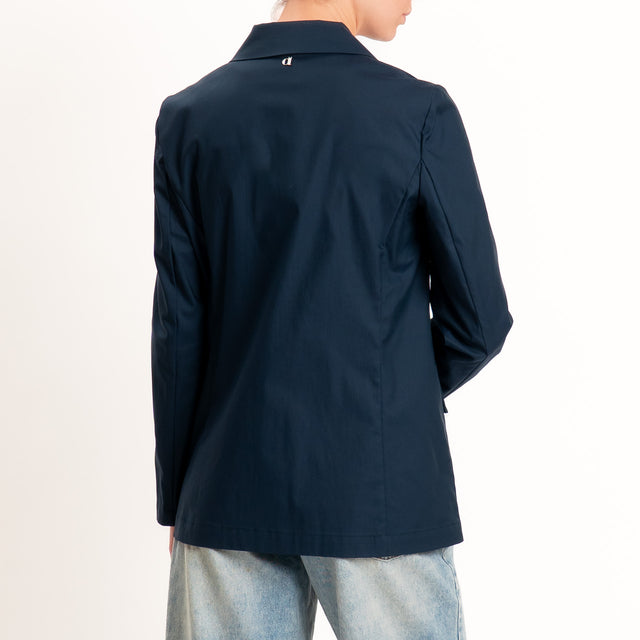Dixie-Giacca un bottone elasticizzato - blu