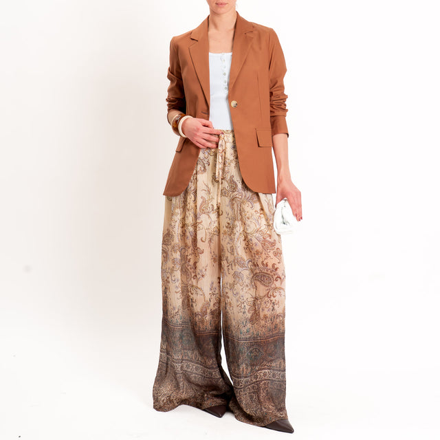 Dixie-Giacca un bottone elasticizzato - rust